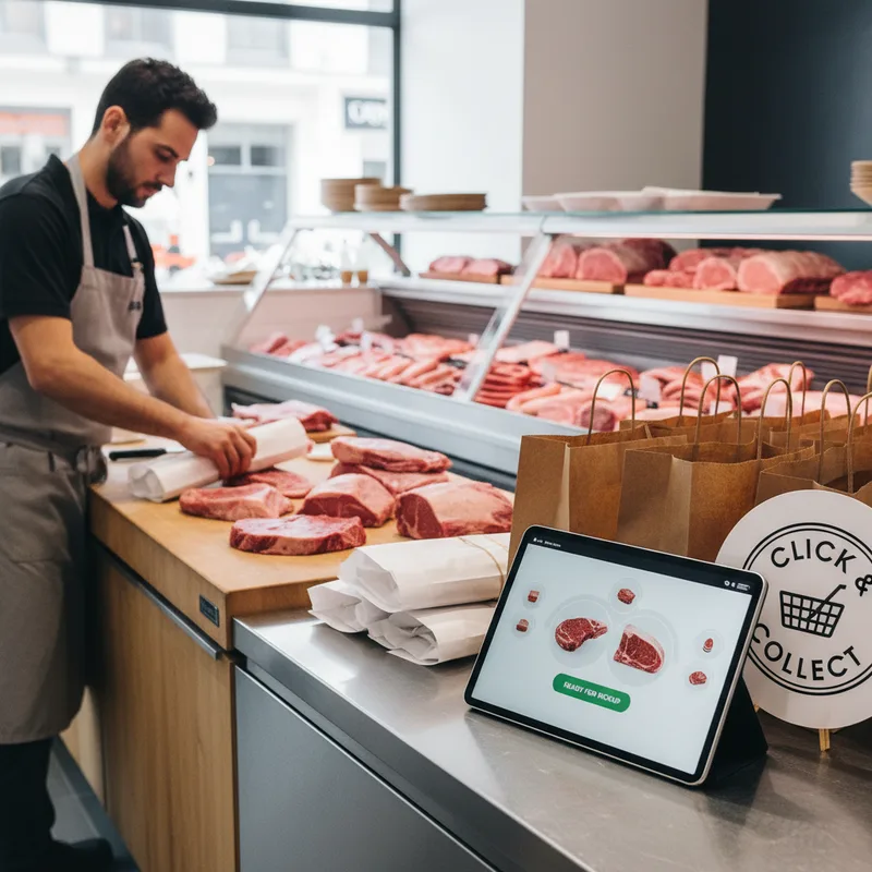 Boucherie artisanale et numerique : du comptoir au click and collect